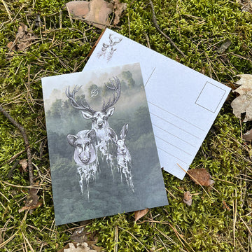 Widokówka Zwierzęta Mocy